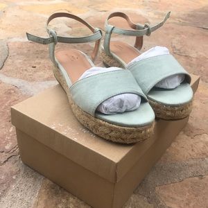 Urban Outfitters Sea Foam Espadrilles